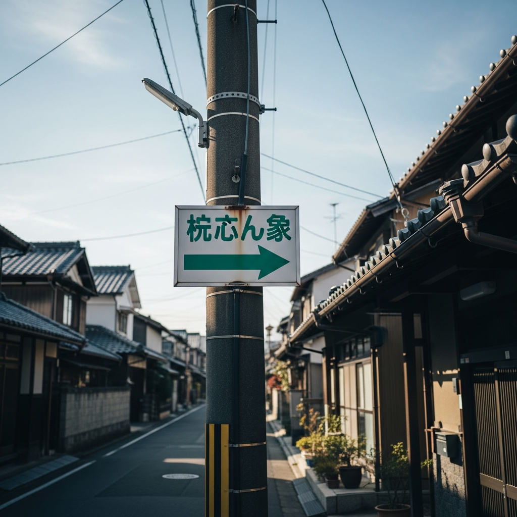 避難場所案内標識のイメージ